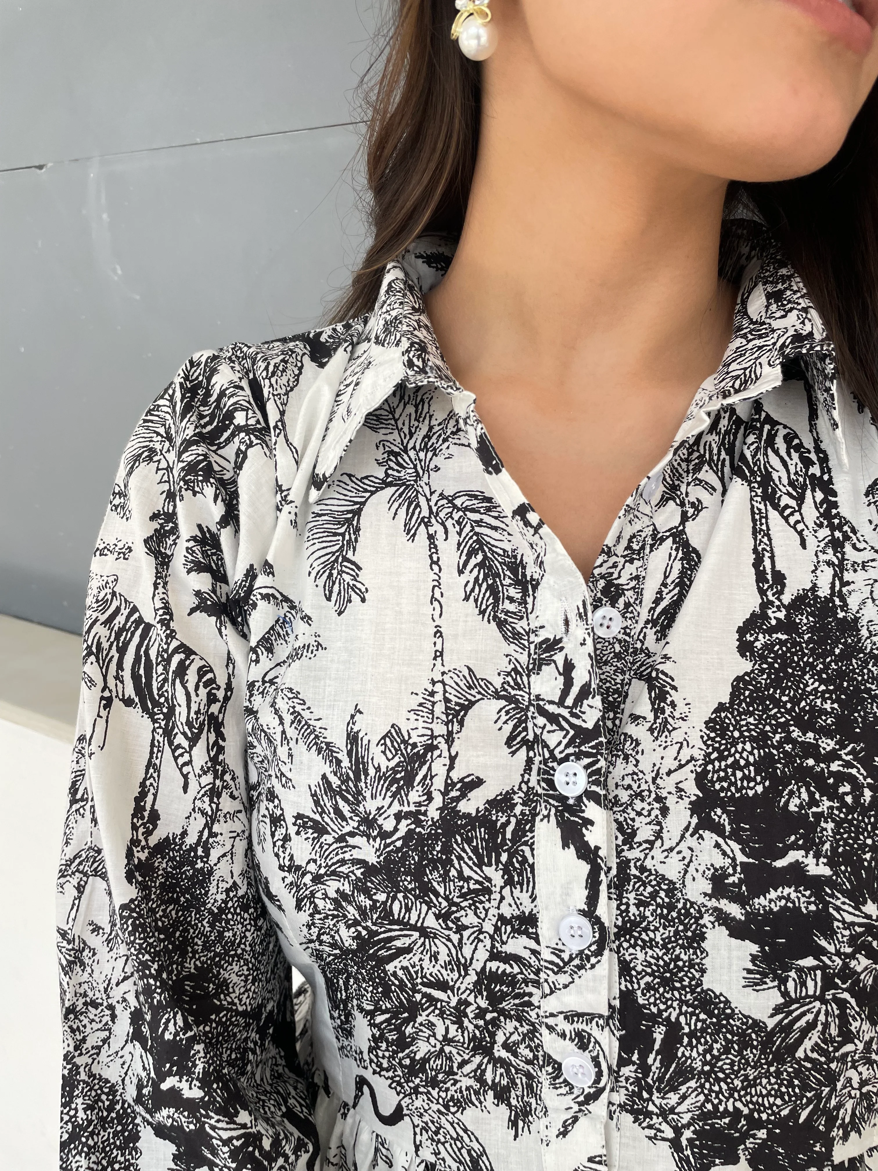 Jungle print dress - Image 4