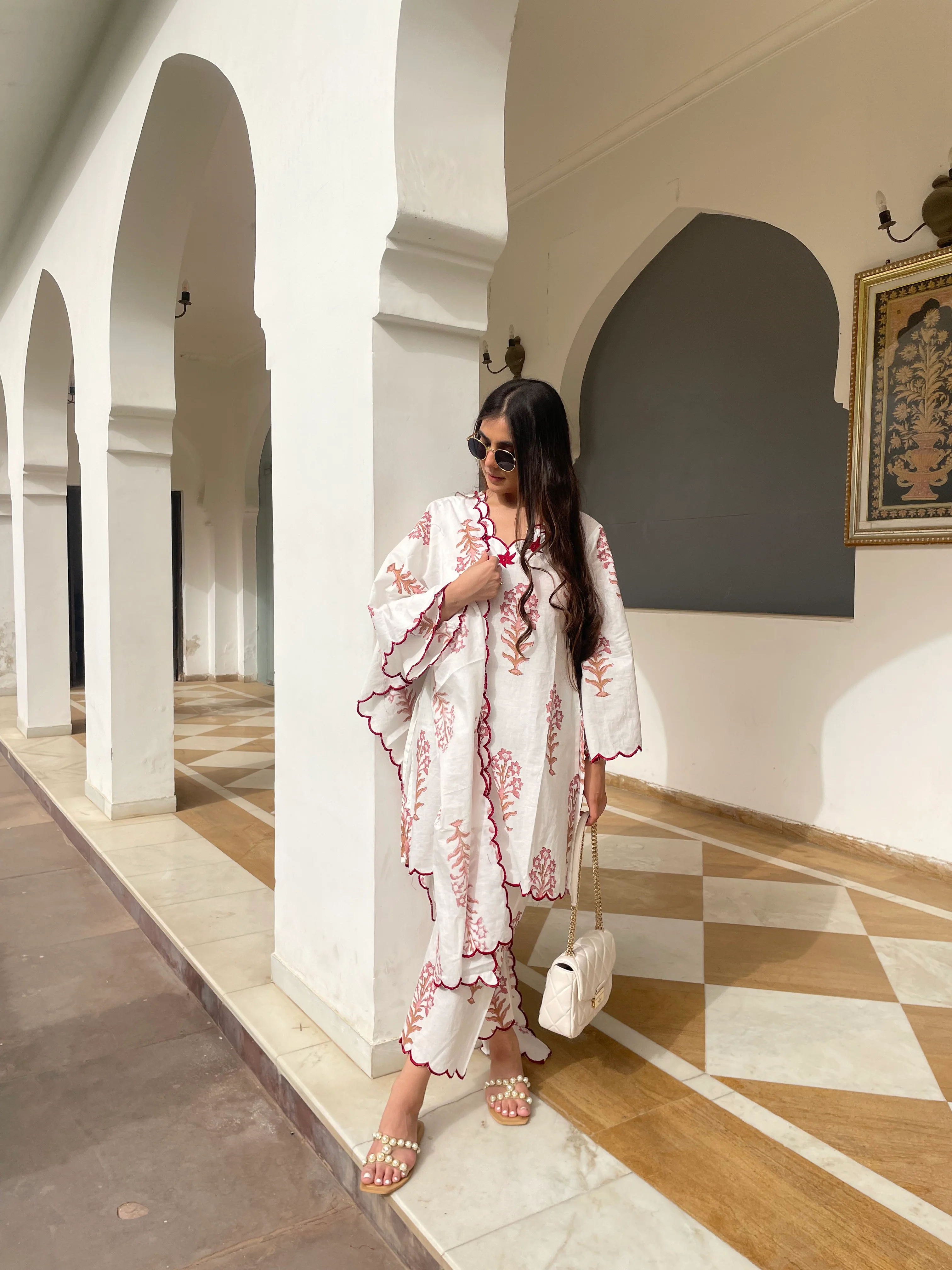 Mughal peach cordset - Image 5