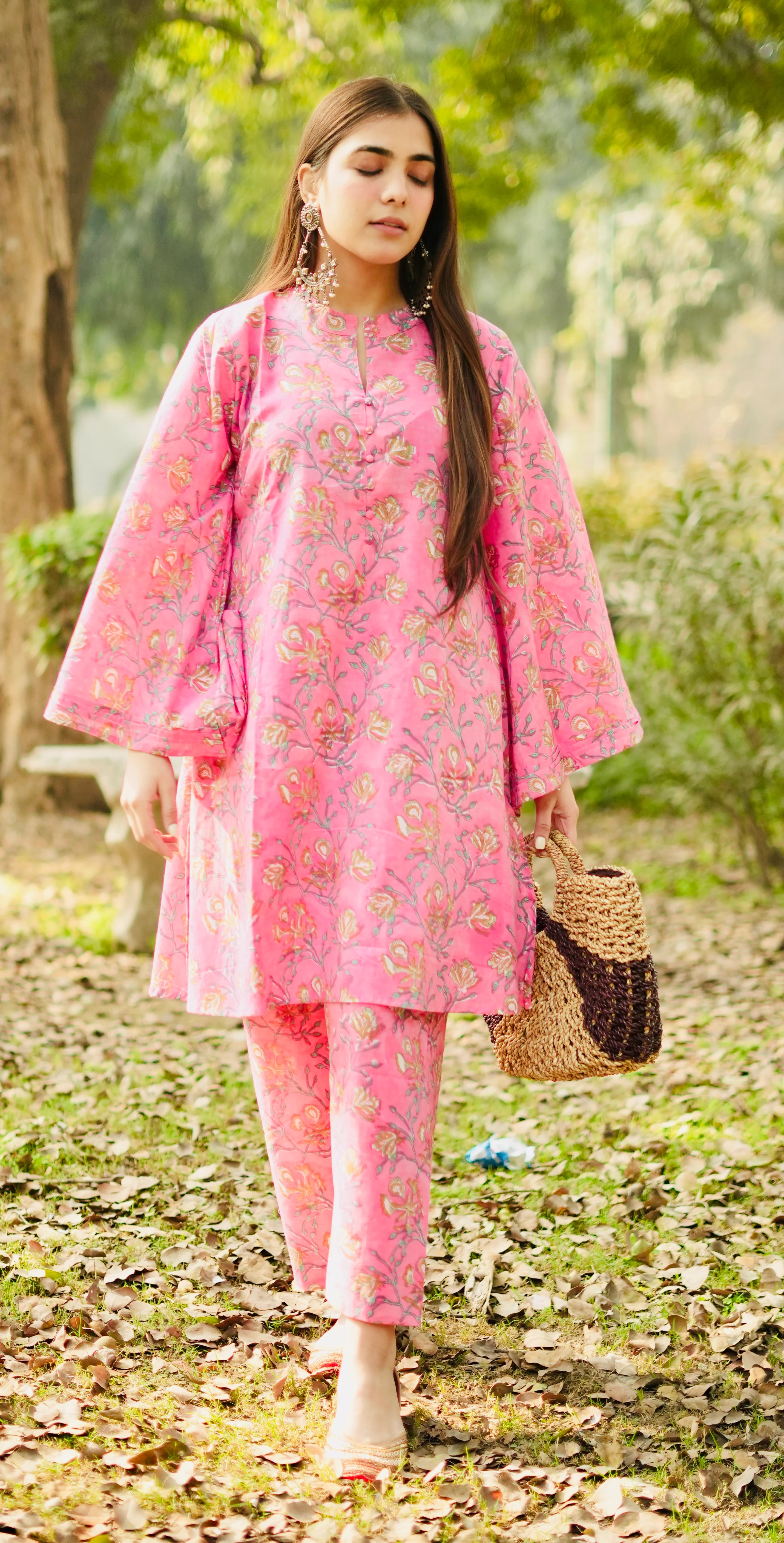 Pink street style cordset - Image 3